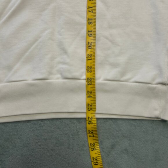 Psycho Bunny Lifeguard Sweatshirt Adult Medium Off White Crew Neck Sweater Mens - Picture 12 of 14